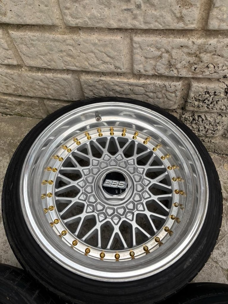 16 inç sılver BBS 4x100 jant lastik takımı - 4