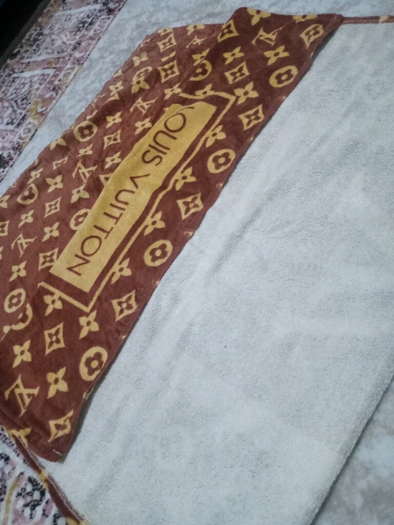 kadife kumaş plaj havlusu