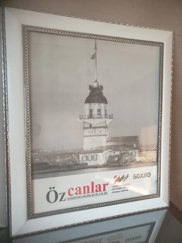 RESİM ÇERÇEVESİ SIFIR GİBİ 50x60 BEYAZ - 2