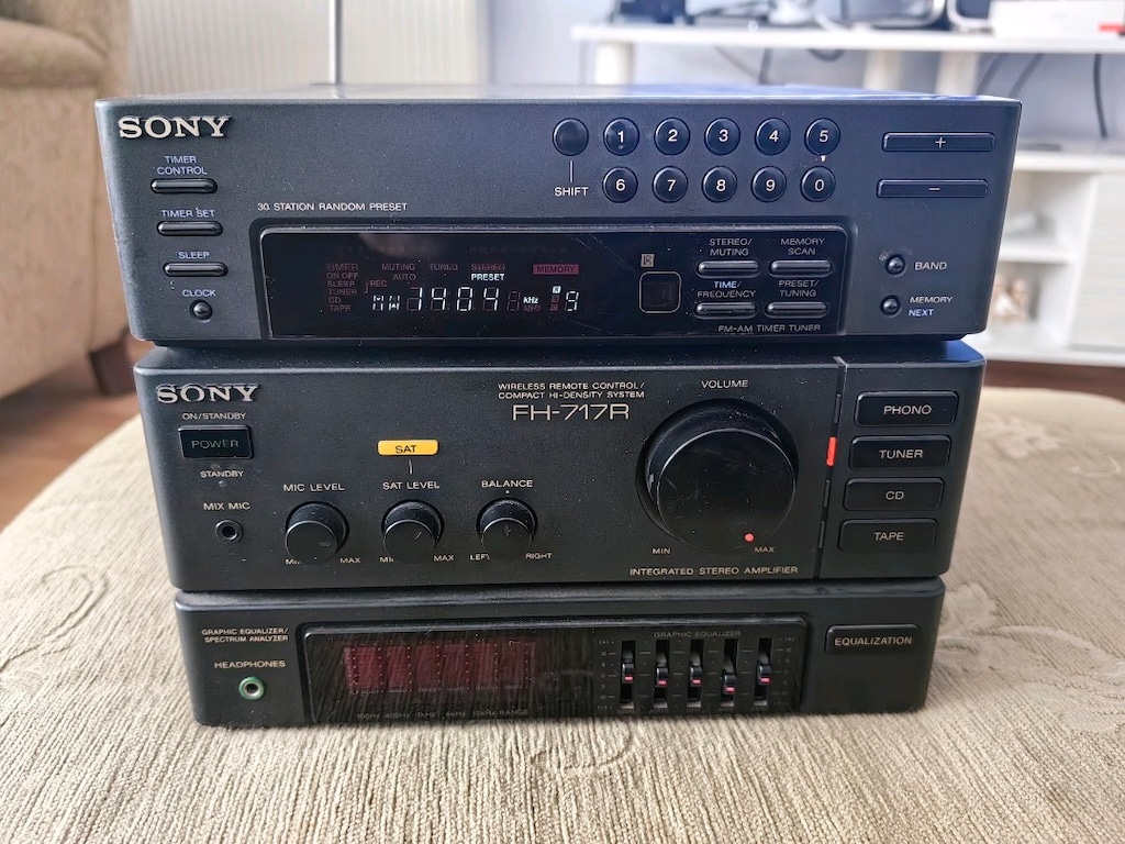 SONY FH-717R MÜZİK SETİ HOPERLÖR VE KUMANDASI YOK SORUNSUZ ÇALIŞIYOR - 2