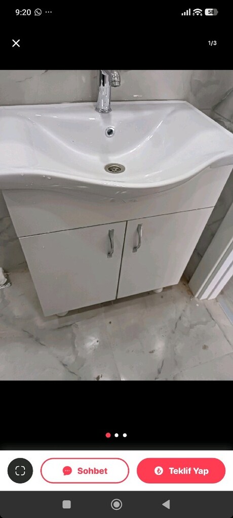 banyo lavabosu ve dolabı - 2