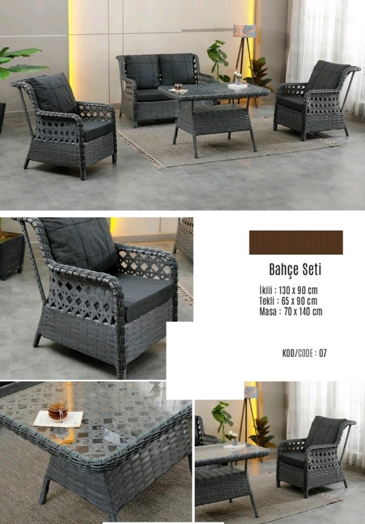 bahçe mobilyası rattan - 3