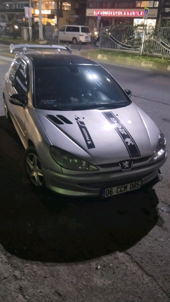 tek kapı bakımlı yeni motor Peugeot 206 - 2