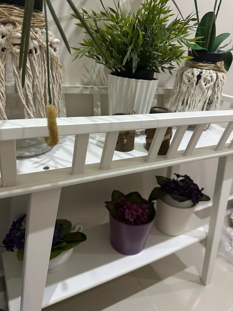 ikea beyaz çiçeklik - 2