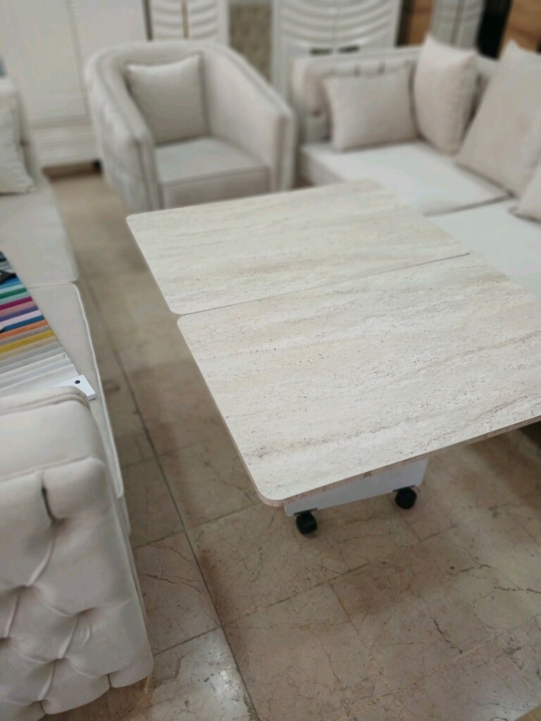 TEKERLEKLİ AKILI SEHPA KAPALI 90 X 60 ACIK HALİ 90 X 120 - 4