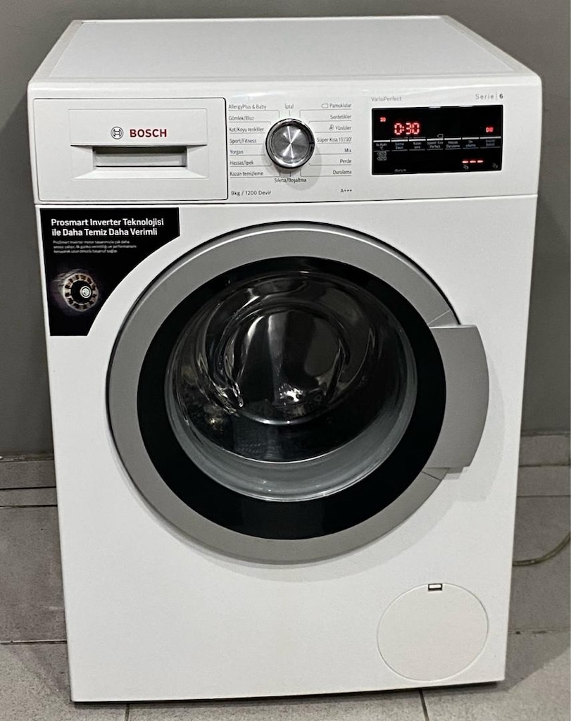 Bosch 9 Kg 1200 Devirli İnverter A+++ Serie 6 Çamaşır - 3