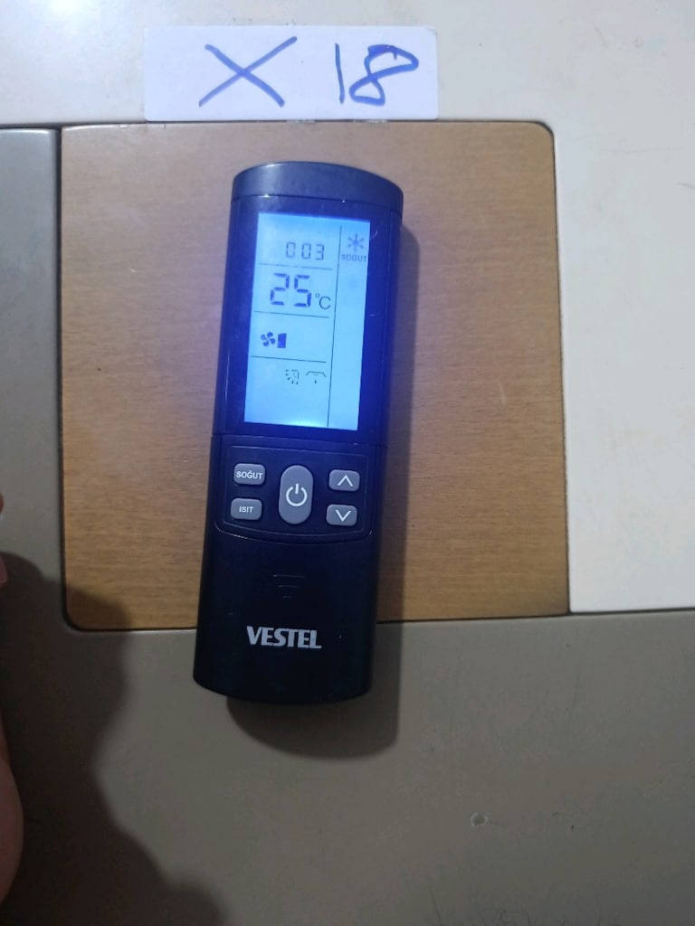 Satılık Orijinal Vestel Klima Kumandası (Model: 32028581): Sorunsuz ça - 3