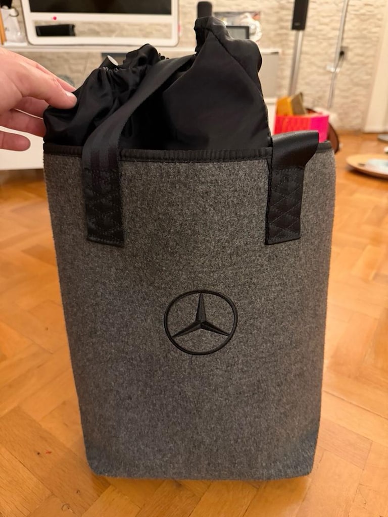 Orijinal Mercedes Keçe Çanta & Kese Amblemli Yorgan Seti - 13