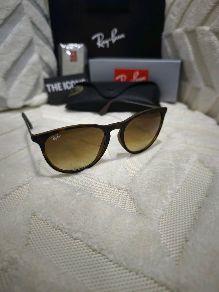 Ray-Ban Erıca Kahverengi Oval Güneş Gözlüğü orj ürün - 2