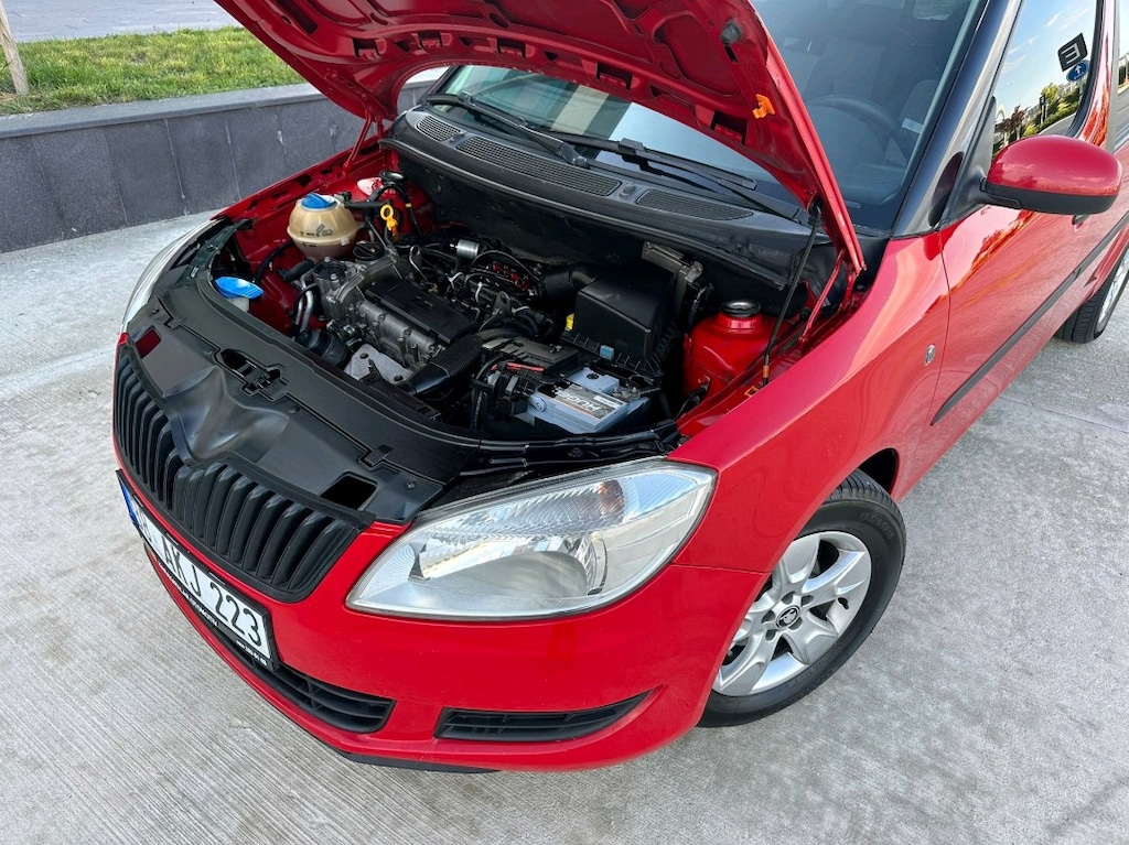 2010 Model Kırmızı Skoda Roomster Tüplü Aile Arabası - 8