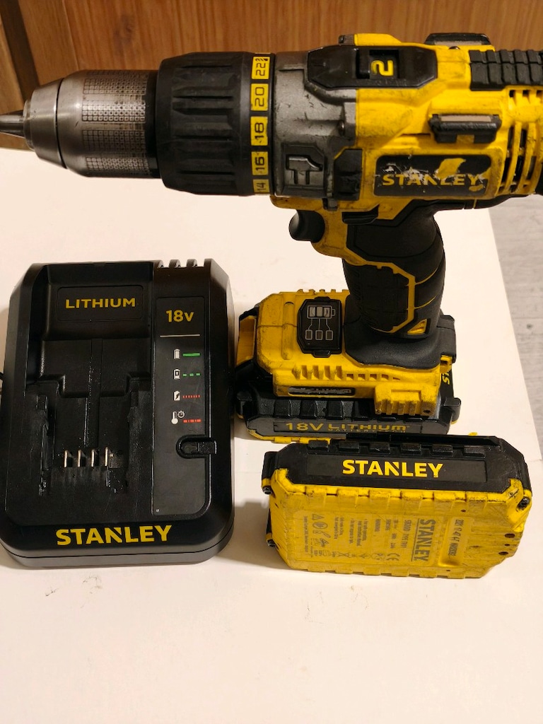 ORİJİNAL STANLEY 18 VOLT ŞARJLI DARBELİ MATKAP - 8