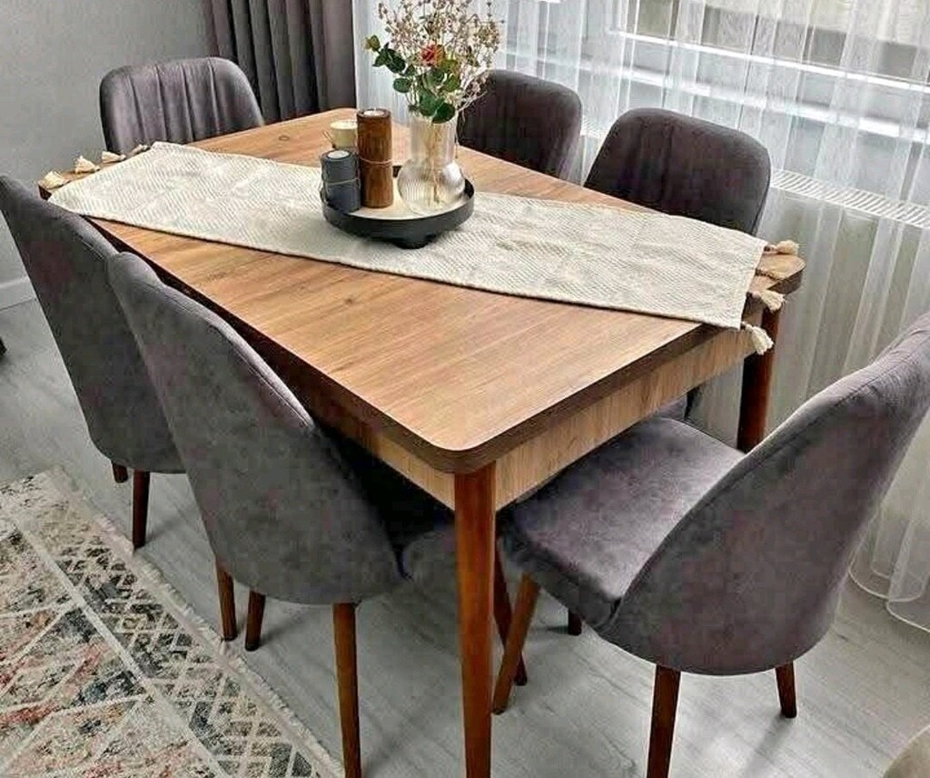 AÇILABİLİR KELEBEK MASA SANDALYE TAKIMI