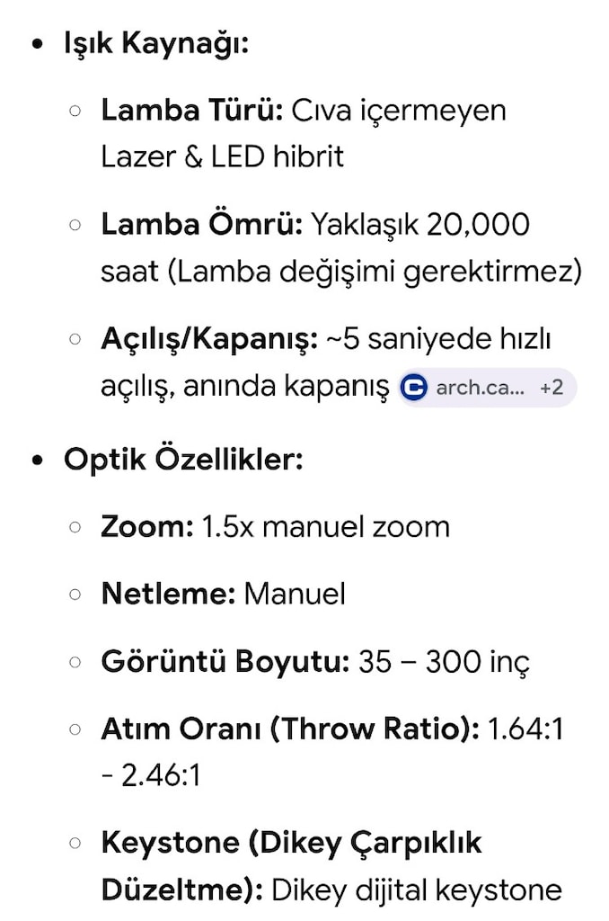 CASİO M141 led projektör.. - 6