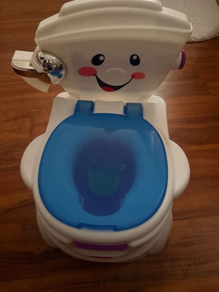 Fisher-Price Eğitici Eğlenceli Tuvalet – Kutulu, Temiz ve Eksiksiz - 5
