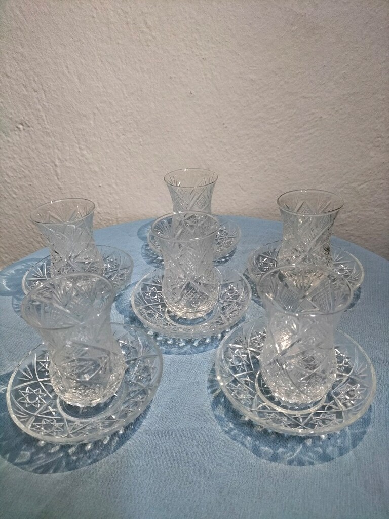 KRİSTAL ÇAY BARDAĞI TAKIMI - 5