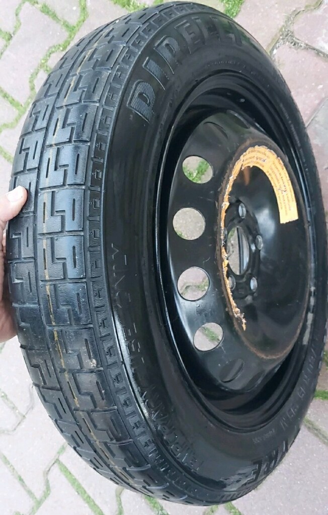orjinal Fiat egea 5X98 15 inç stepne 125 80 15 kriko takimi set - 2