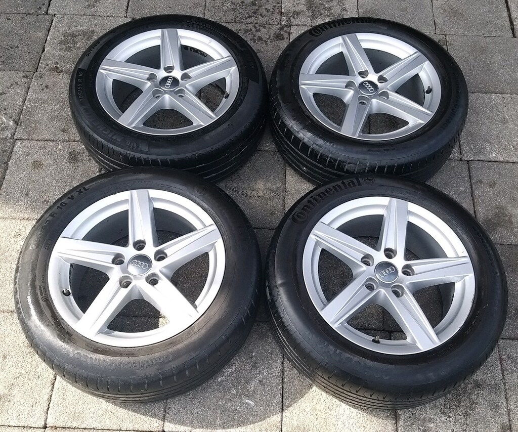 205 55 16 ORJİNAL JANT LASTİK TAKIMI AUDİ CADDY JETTA GOLF AUDİ PASSAT - 6