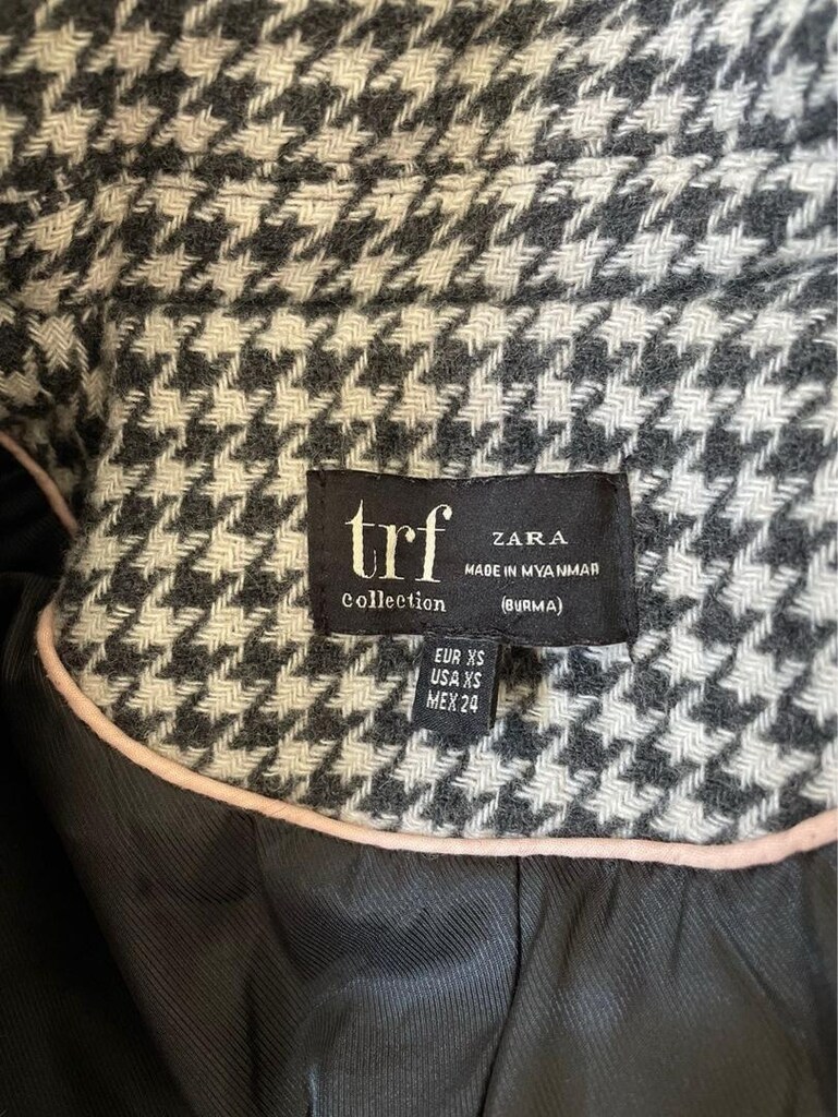 zara xs-s kaşe yünlü kaban - 4