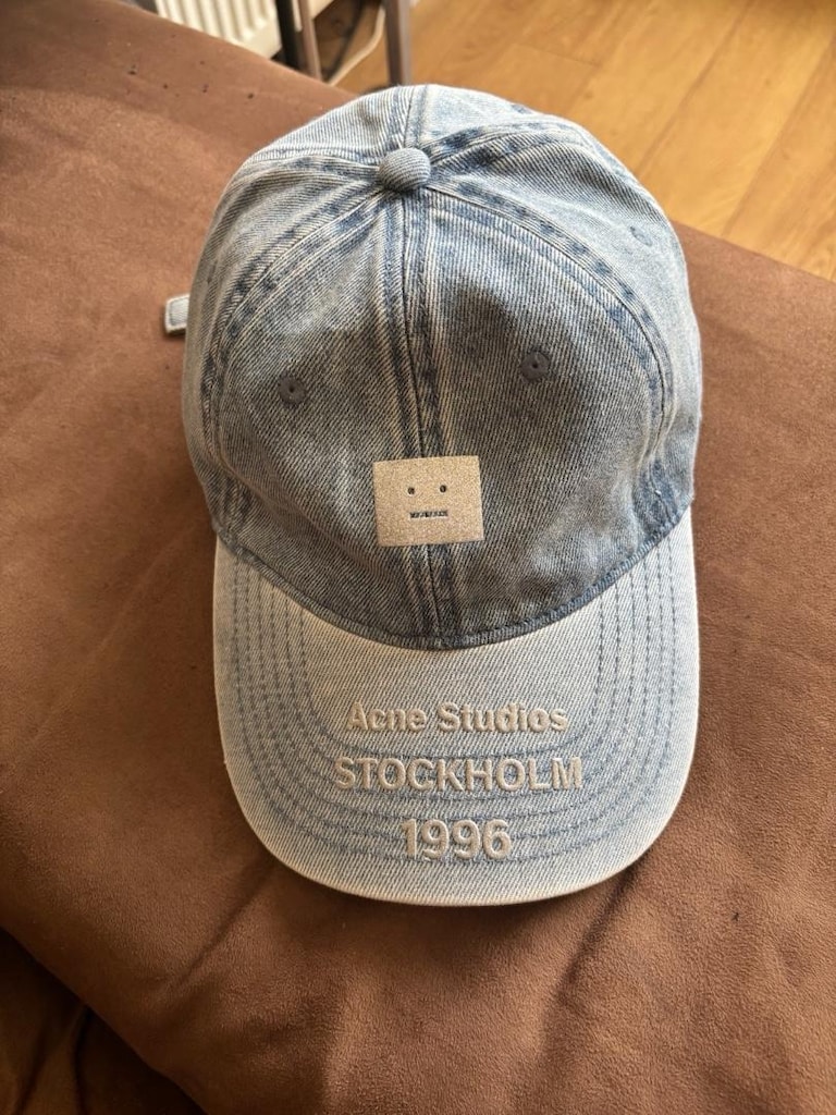 Acne Studio Logo Organik Pamuk Şapka