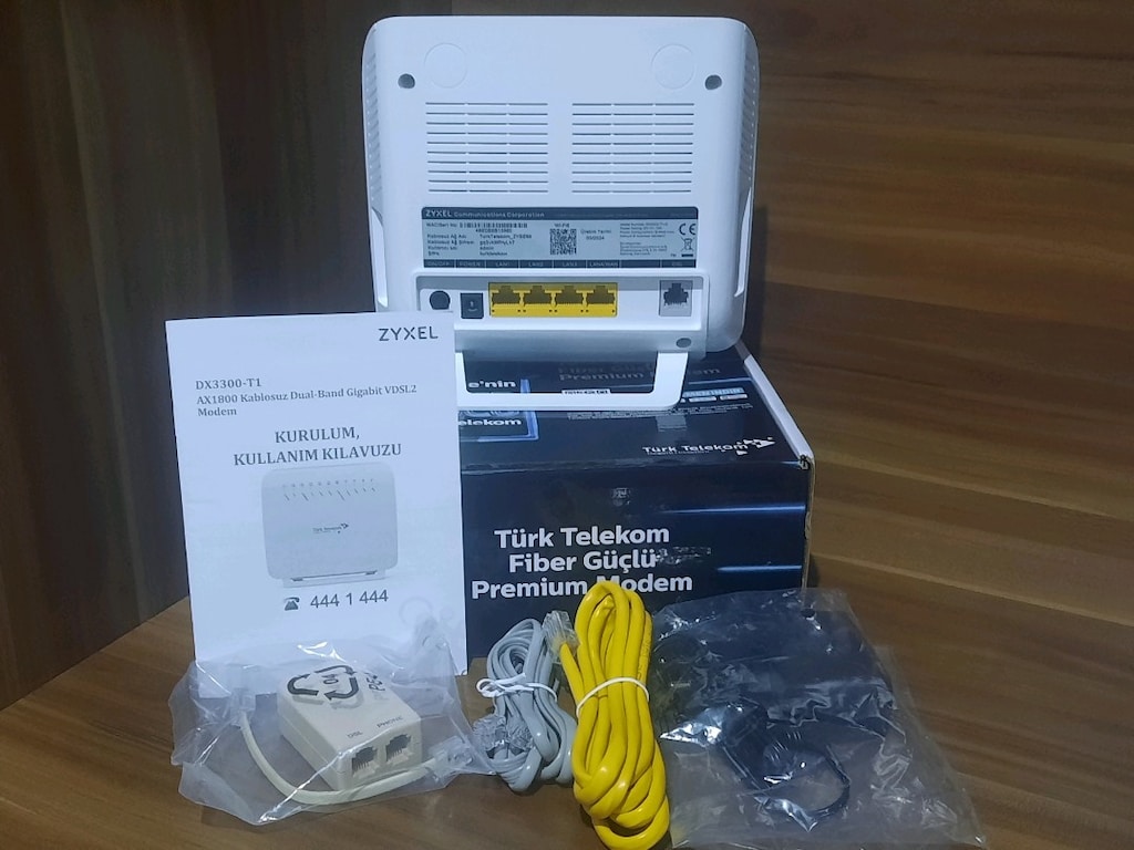 WİFİ 6 VDSL MODEM YENİ NESİL 5G VE 2.4G, ZYXEL, 3960 - 2