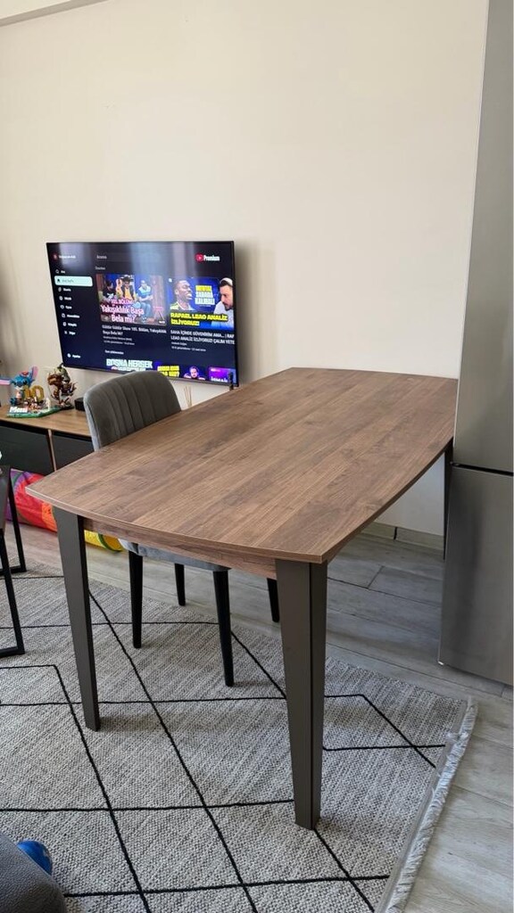enza home 6 kişilik yemek masası ve 4 sandalyesi - 2
