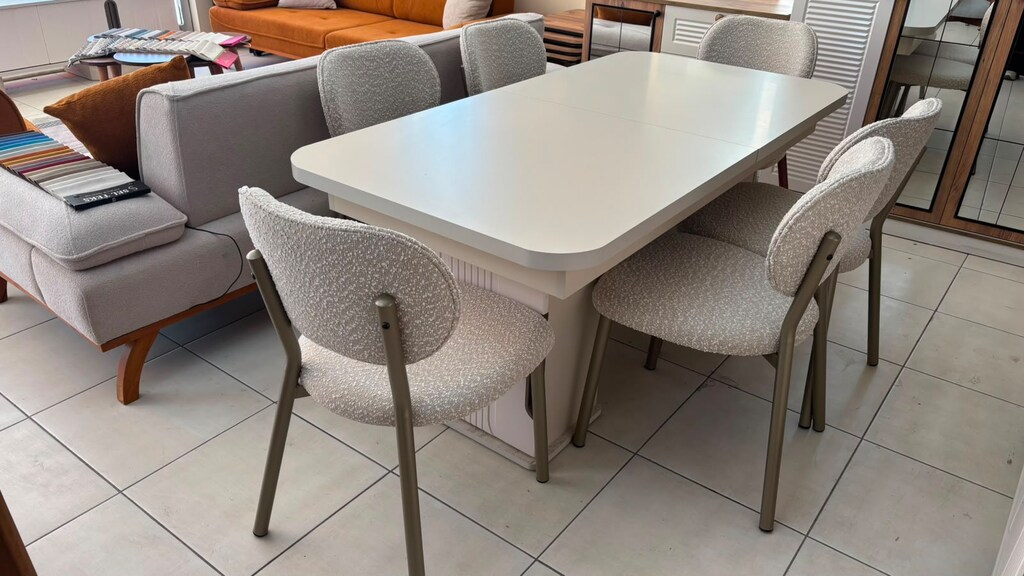 MODERN MASA-SANDALYE TAKIMI (4 KİŞİLİK) / ZAFER MODEL / ANTALYA - 3
