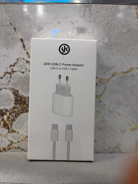 YK 20W USB-C Hızlı Şarj Başlığı ve Kablo Seti sıfır kutulu