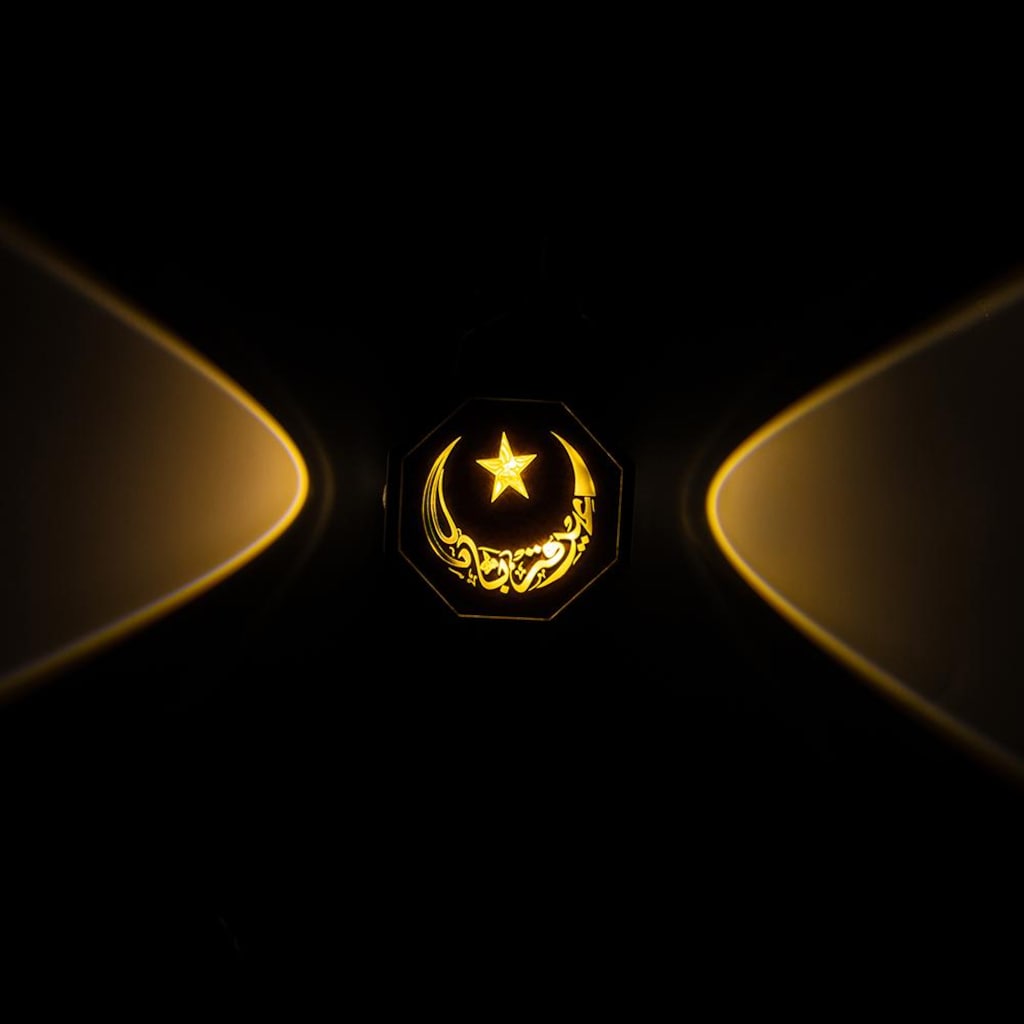 3000K AYYILDIZ HİLAL DEKORATİF LED DUVAR APLİK - 3