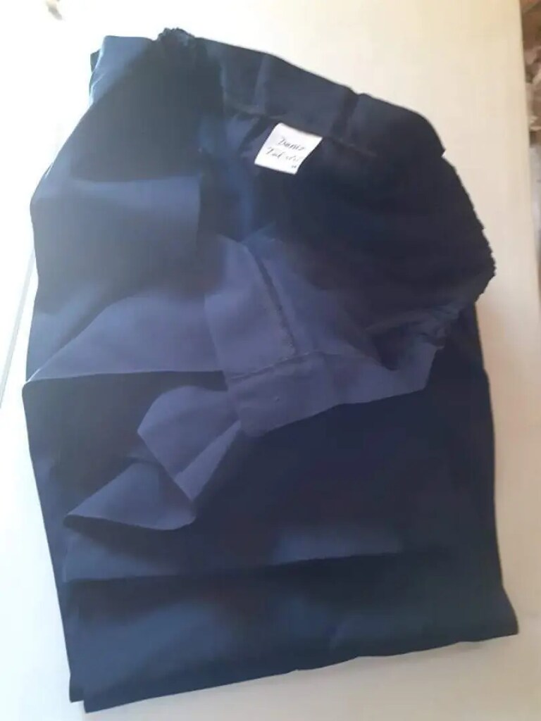 Yeni lercivert beli lastikli pantolon - 3