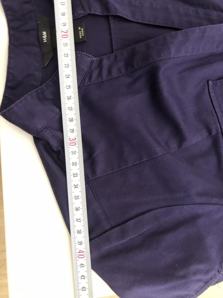 H&M 40 beden düşük kol elbise - 5
