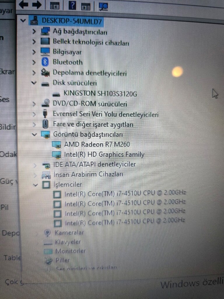 Toshiba i7 4.gen 2gb R7m260 - 4