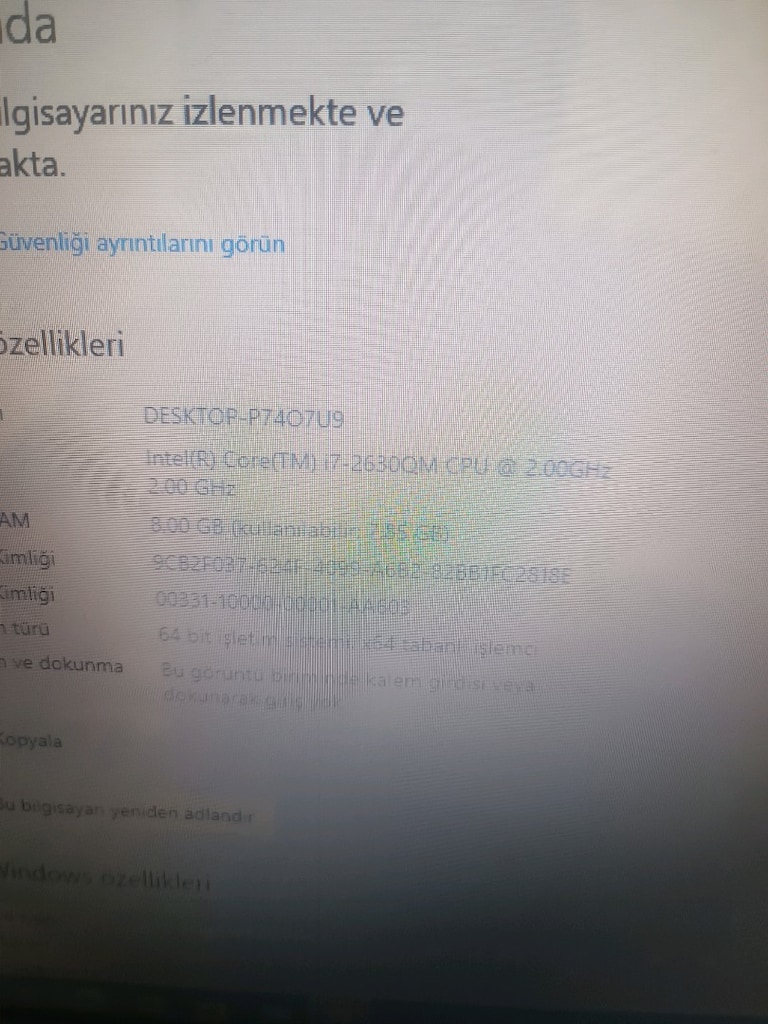 i7-2.NESİL TEMİZ SORUNSUZ LAPTOP - 2