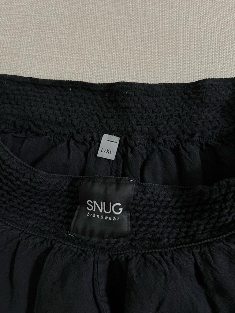 SNUG Siyah Baggy Şalvar Pantolon - 8