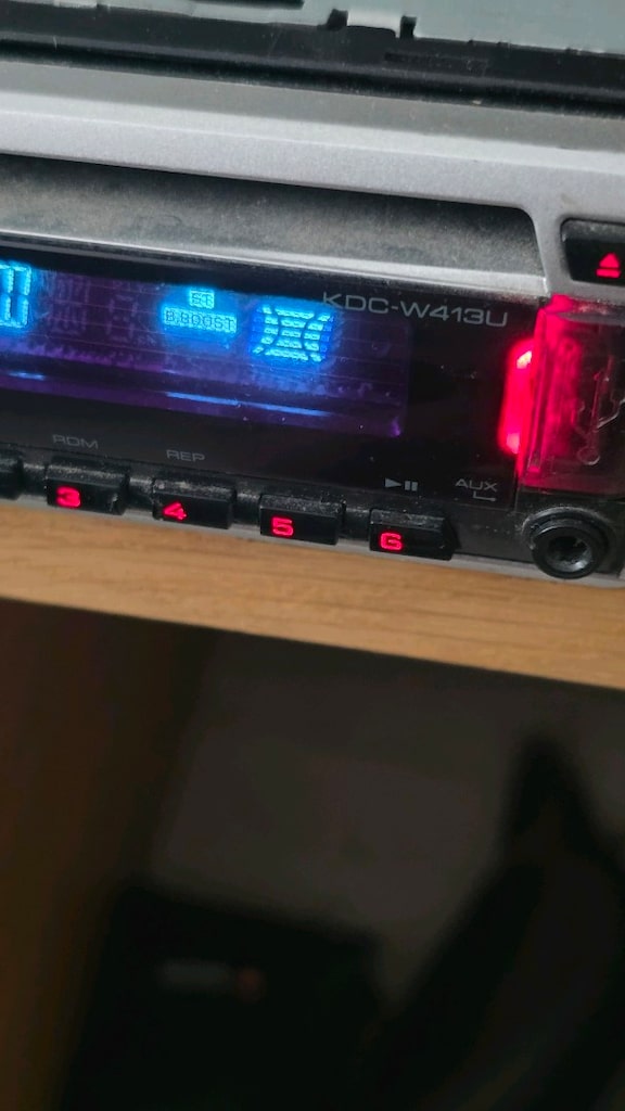 Kenwood kdc-w413u araba teybi, Usb, Aux, cd - 8