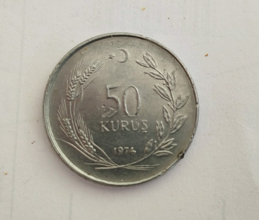 eski tarihli madeni para koleksiyonluk bir adet Merzifonda - 2