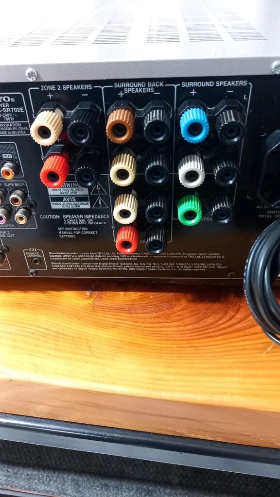 ONKYO TX-SR702E AV RECEIVER AMPLIFIER 7+1 - 10