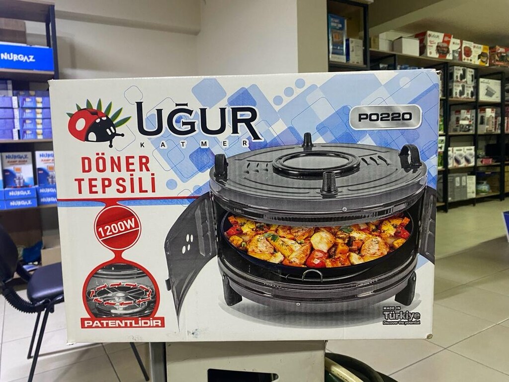 SIFIR . UĞUR . DÖNER TEPSİLİ ELEKTRİKLİ FIRIN.46-46-29 CM - 5
