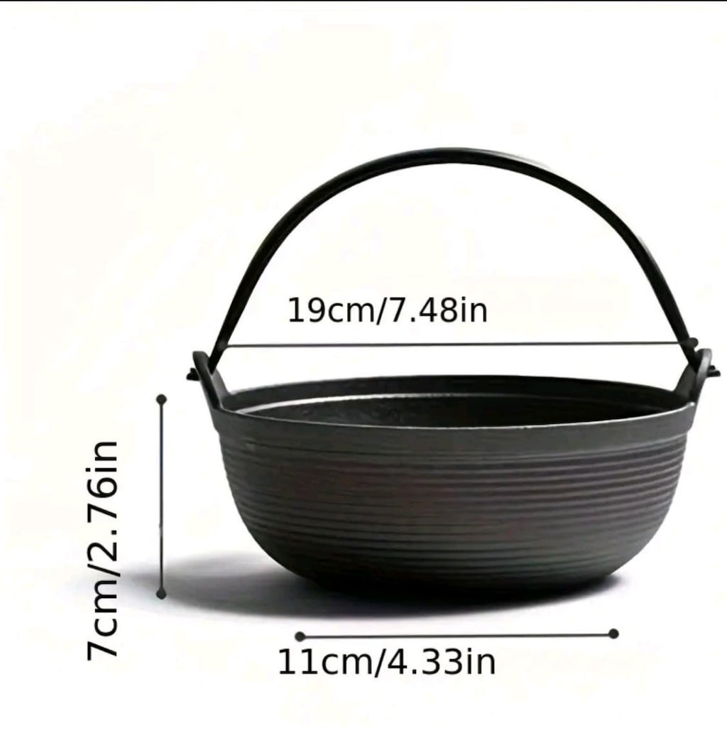 Döküm Tencere Köknar Ahşap Kapaklı 19 cm - 7