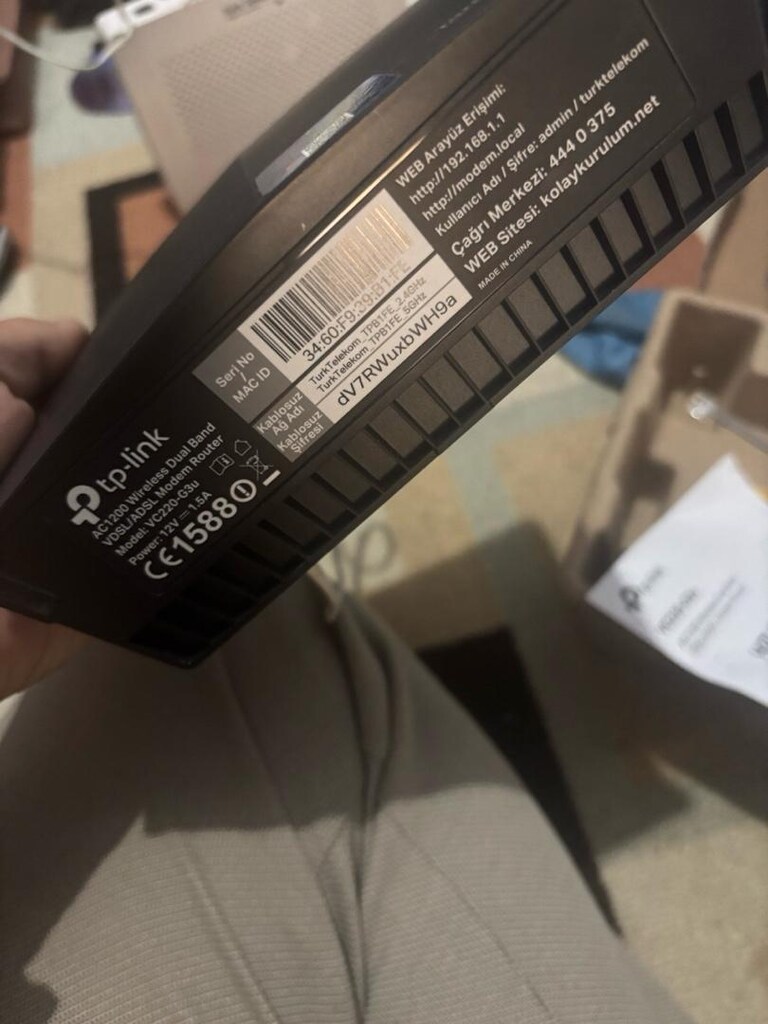 tp link sıfır kutulu 5ghz vdsl2 modem - 3