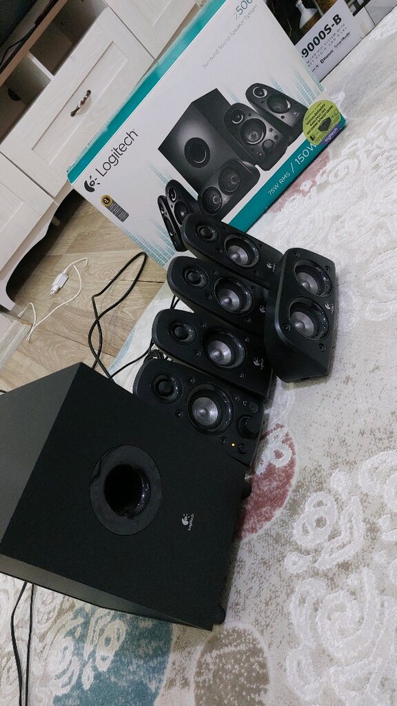 Logitech z506 5+1 Ses Sistemi SIFIR AYARINDA - 6