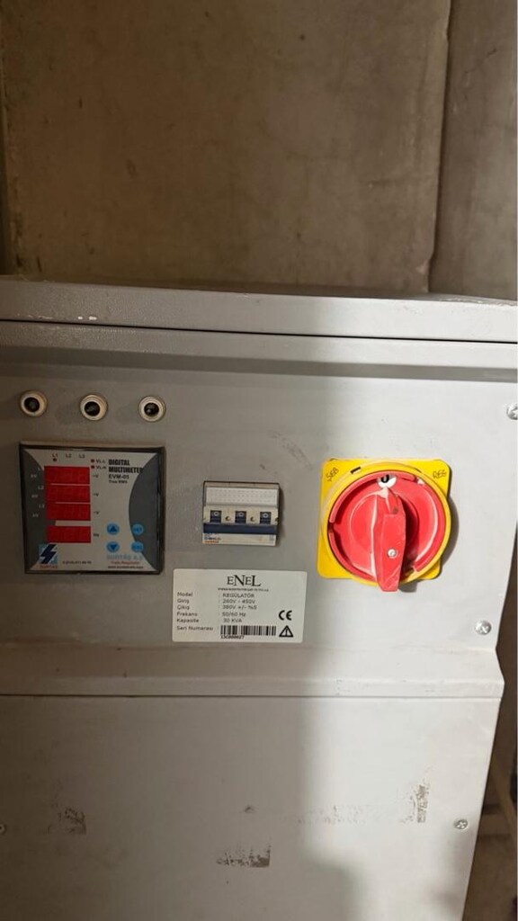 380V Trifaze Regülatör 30KVA Temiz Ürün - 4