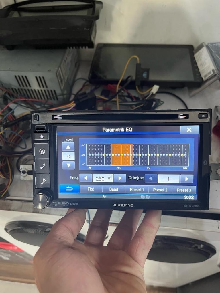 ALPİNE INE-W920r 3 amfi çıkışlı bluetoothlu hatasız cihazz acil satılk - 12