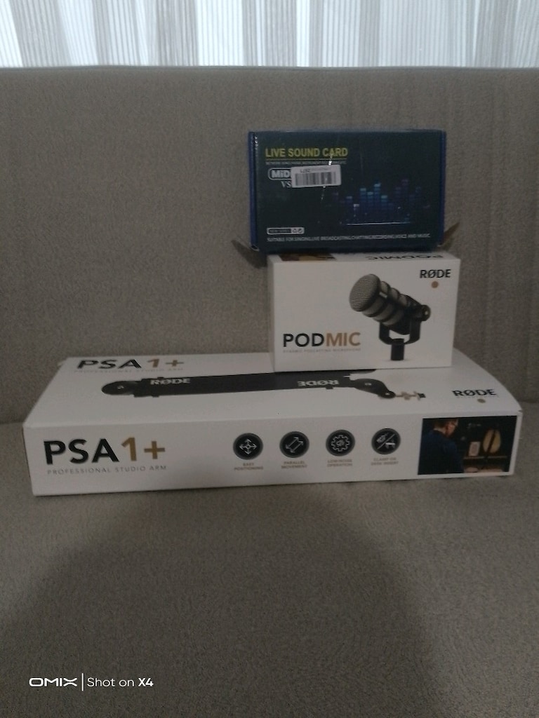 Rode Podmic XLR Rode Psa+1 MidexVs9 İPHONE TELEFON TAKAS OLUR