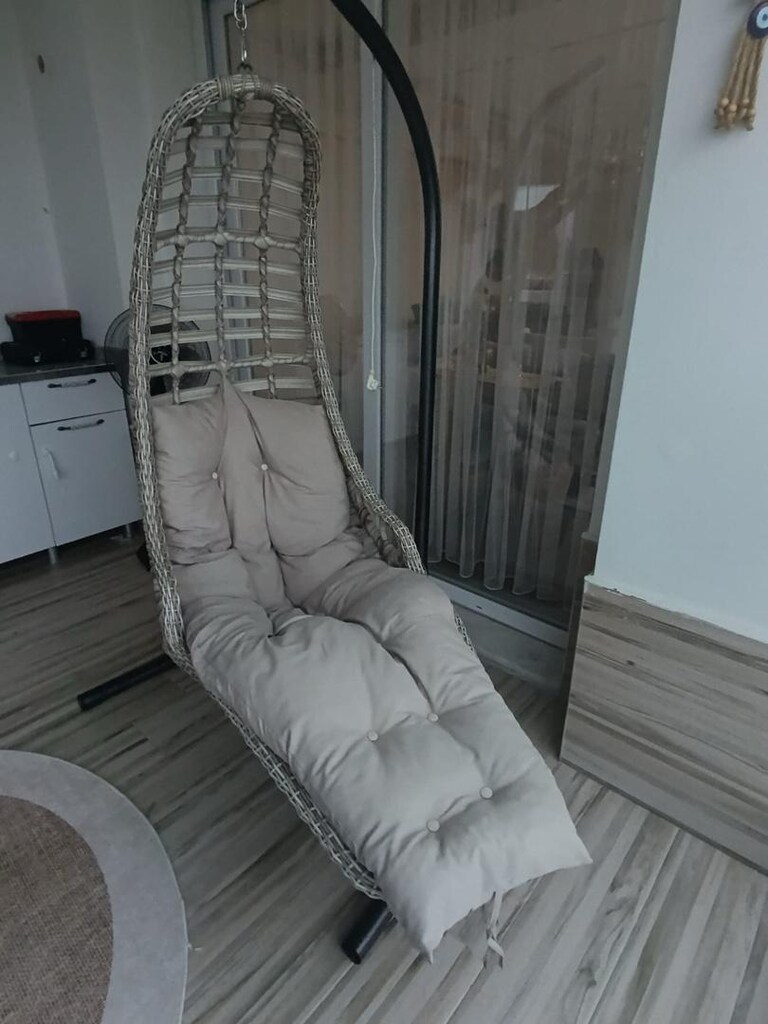 yeni büyük boy balkon salıncağı