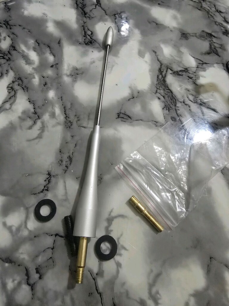 oto anten ,en iyi çekim,saf metal - 2