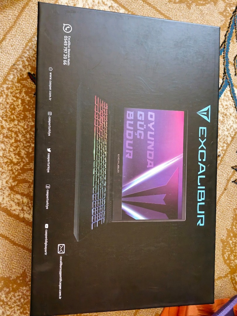 Casper Excalibur 32gb 1tb laptop, monitör, klavye ve mause set - 10