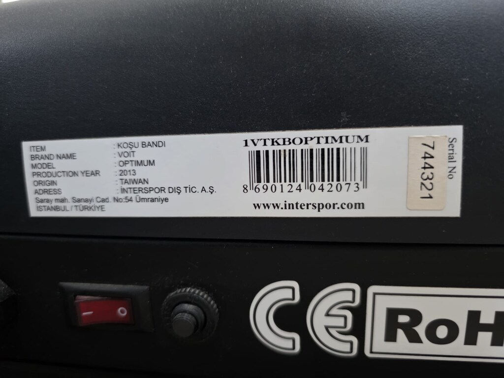 Voit Optimum Koşu Bandı - 5