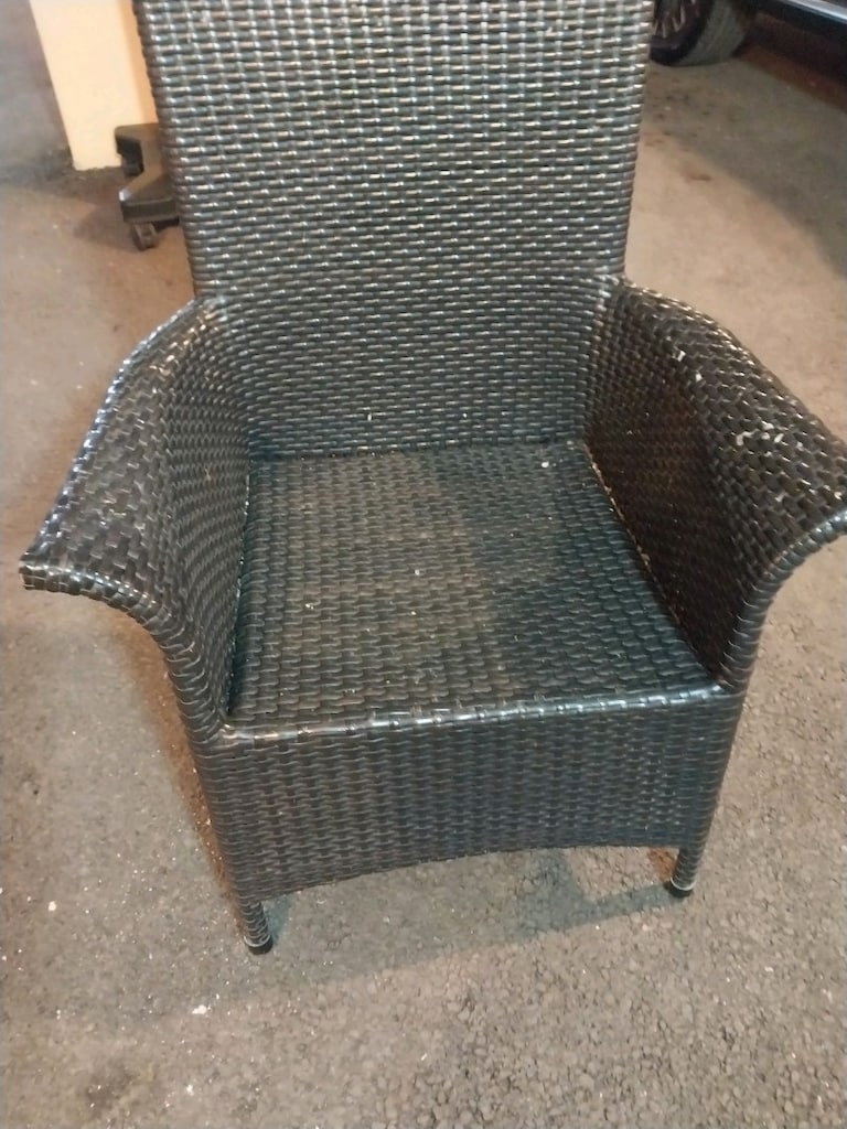 balkon ve bahce koltuk takımı hasır plastik - 6