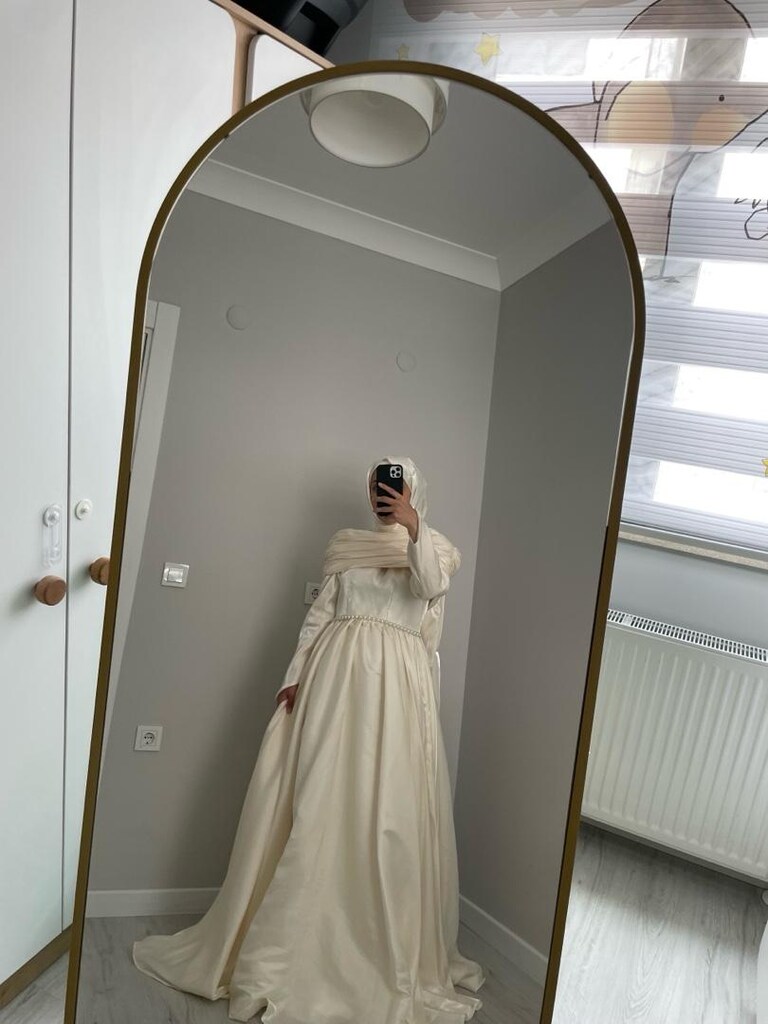 Nikah Söz Nişan Tesettür Elbise - 4