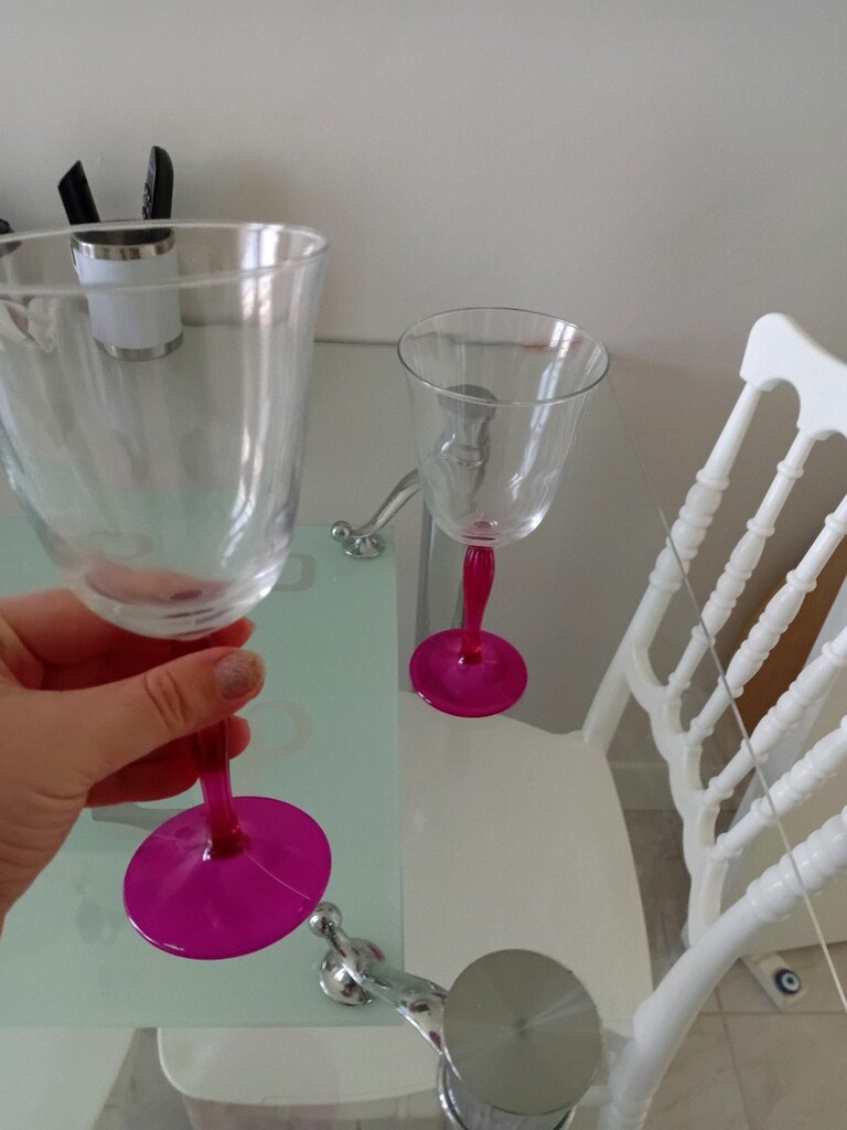 2 Adet Büyük Kadeh Bardağı - 8